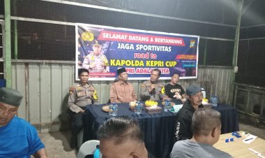 Kegiatan Road To Kapolda Cup, Kapolsek Sekupang Bersama Masyarakat Adakan Pertandingan Domino
