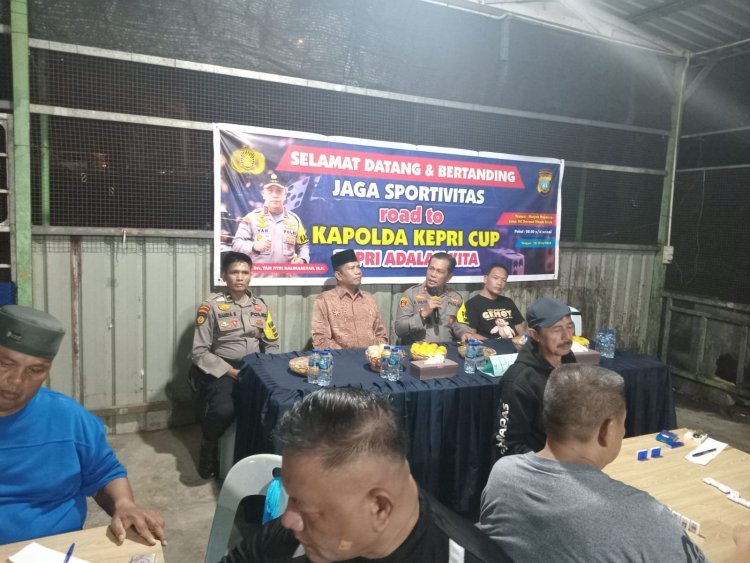 Kegiatan Road To Kapolda Cup, Kapolsek Sekupang Bersama Masyarakat Adakan Pertandingan Domino