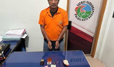 Sat Resnarkoba Polres Batu Bara Kembali Berhasil Menangkap Bandar Narkoba