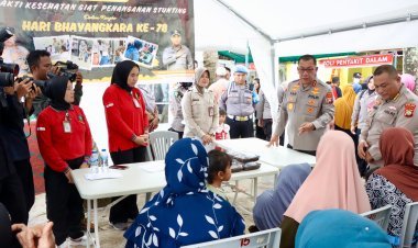 Polda Kepri Gelar Bakti Sosial dan Bakti Kesehatan di Hari Bhayangkara ke-78