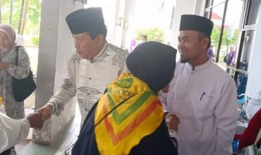 Bupati Sukiman sambut kepulangan 442 jamaah haji Rohul