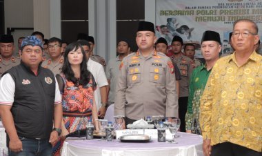 Do'a Bersama Lintas Agama Dalam Rangka Hari Bhayangkara ke-78