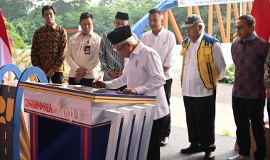 Wakil Presiden KH. Ma'ruf Amin Resmikan Jalan Tol Cimanggis–Cibitung Sepanjang 26,18 Kilometer