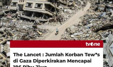 Jumlah Korban Agresi Israel di Gaza Bisa Lampaui 186 Ribu Orang, Studi Terbaru di The Lancet Ungkap Fakta Mencengangkan