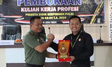 12 Siswa Sespimmen Polri Dikreg Ke-64 T.A. 2024 lakukan Penelitian di Polres Bintan