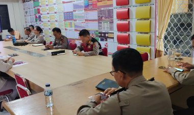Polda Sumatera Utara Gelar Latpraops Patuh Toba 2024 Secara Virtual, Polres Simalungun Siap Wujudkan Tertib Berlalu Lintas