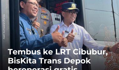 Menhub Budi Karya Sumadi Luncurkan BisKita Trans Depok sebagai Moda Transportasi Baru