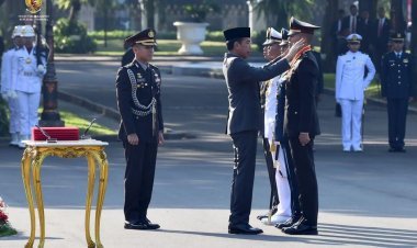 Jokowi Ajak Perwira TNI-Polri Jadi Pembelajar Cepat dalam Upacara Praspa 2024