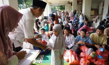 Rusun Promoter Polri Polres Metro Jakarta Barat Gelar Santunan untuk 110 Anak Yatim dan Dhuafa