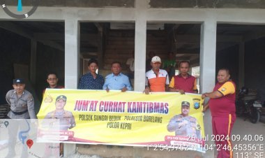 Polsek Sungai Beduk Gelar Jumat Curhat Kamtibmas: Menampung Aspirasi Warga Secara Rutin