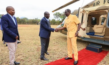 Deputy President Rigathi Gachagua Joins President William Ruto in Development Tour of Tharaka Nithi County