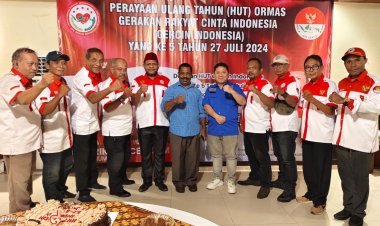 Staf Khusus Menteri Pertahanan RI Hadiri Acara HUT Gercin Indonesia Yang Ke 5 Tahun