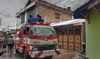 Polsek Bangun Resor Simalungun Evakuasi dan Olah TKP Kebakaran Hebat di Panglong, Kerugian Capai Rp 2 Miliar