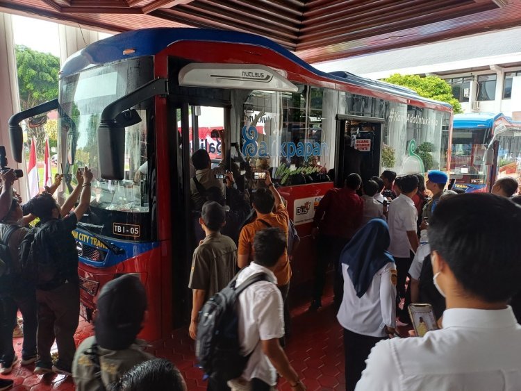 Kota Minyak, Makin Macet, Bus Balikpapan City Trans Dioperasikan dengan Tarif Rp 0