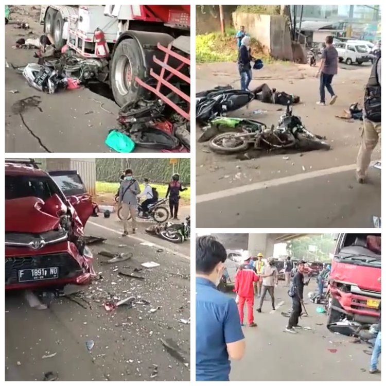 Kecelakaan Maut Beruntun di Cibubur: Puluhan Korban Meninggal Dunia