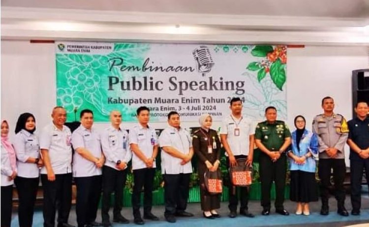 Kantor Imigrasi Kelas II TPI Muara Enim Ikuti Kegiatan Pembinaan Public Speaking