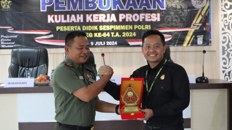 12 Siswa Sespimmen Polri Dikreg Ke-64 T.A. 2024 lakukan Penelitian di Polres Bintan