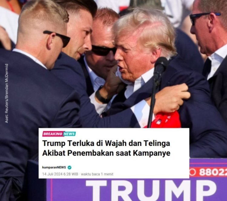 Donald Trump Terluka Akibat Penembakan Saat Kampanye di Pennsylvania
