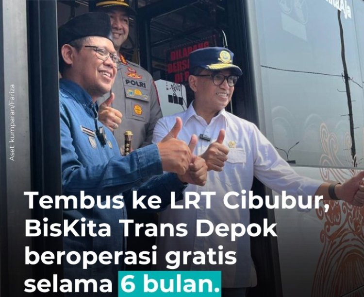 Menhub Budi Karya Sumadi Luncurkan BisKita Trans Depok sebagai Moda Transportasi Baru