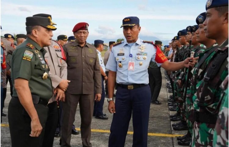 Pangdam IM Pimpin Apel Gelar Pasukan Pam VVIP Transit Presiden RI Di Bandara Sultan Iskandar Muda Aceh