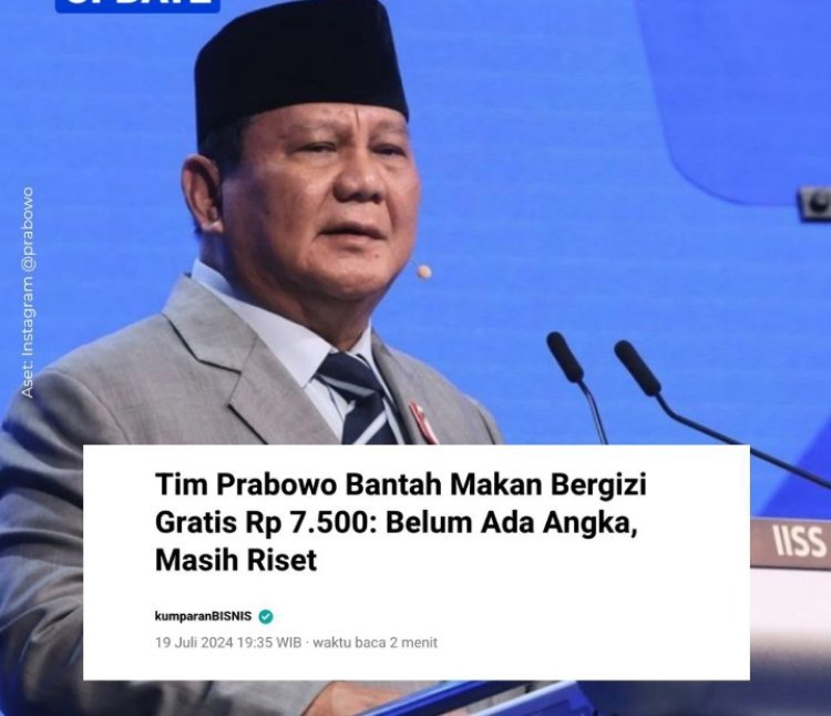 Tim Prabowo Bantah Klaim Pemangkasan Biaya Makan Bergizi Gratis