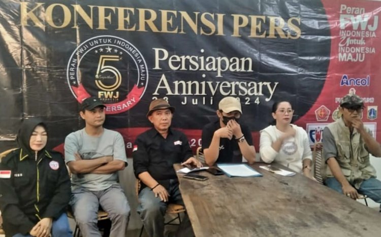 Peringatan 5 Tahun Forum Wartawan Jaya (FWJ) Indonesia