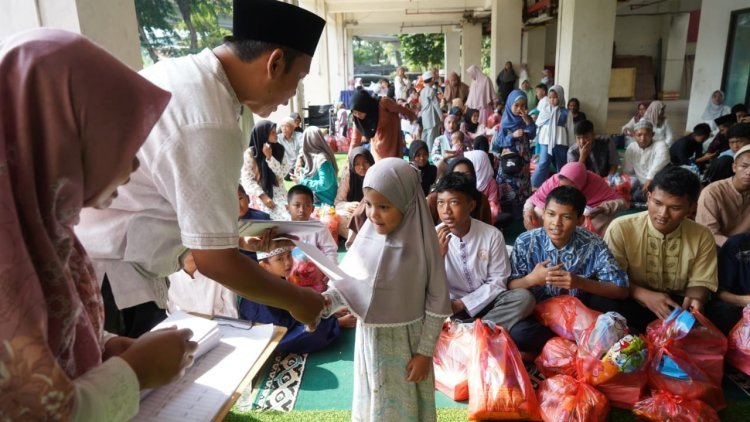 Rusun Promoter Polri Polres Metro Jakarta Barat Gelar Santunan untuk 110 Anak Yatim dan Dhuafa