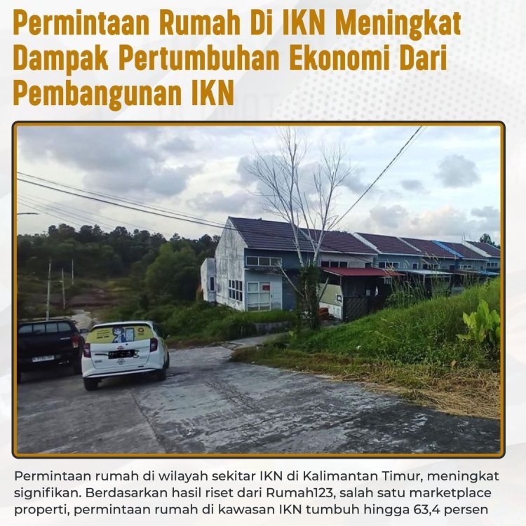 Permintaan Rumah di IKN Meningkat Akibat Pertumbuhan Ekonomi dari Pembangunan IKN