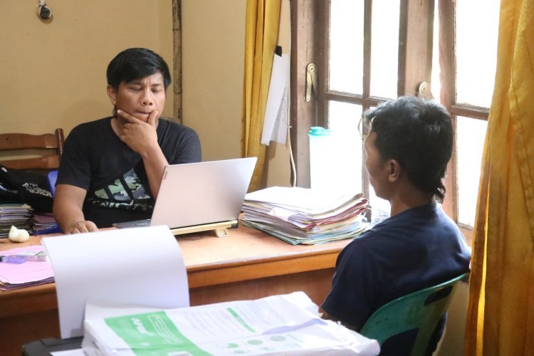 Polsek Bangung Resor Simalungun Amankan Pelaku Pencurian Sepeda Motor di Nagori Sahkuda Bayu