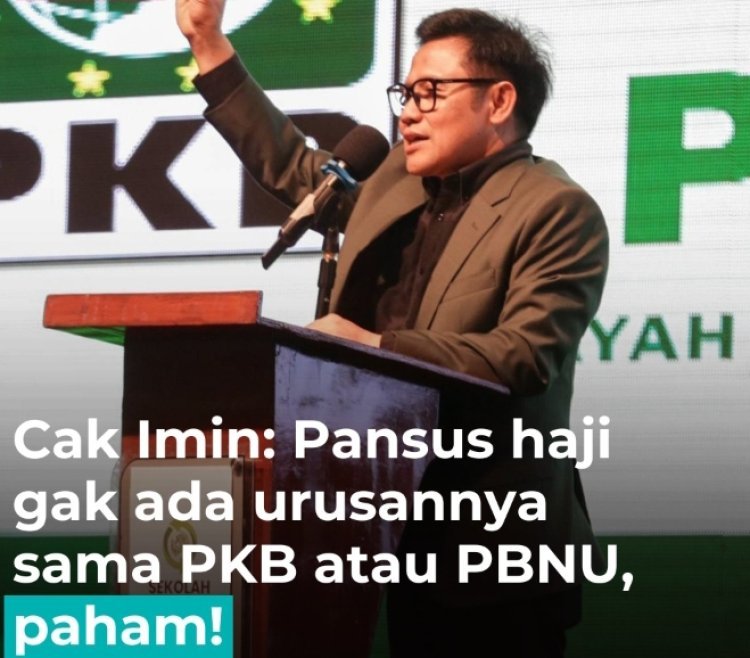 Wakil Ketua DPR RI Muhaimin Iskandar Tanggapi Dugaan Ketua Umum PBNU Soal Pansus Angket Haji 2024