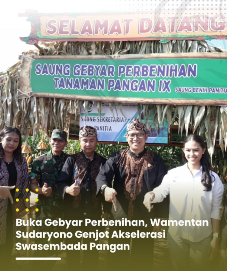 Kementerian Pertanian Gelar Gebyar Perbenihan Tanaman Pangan IX di Bandung