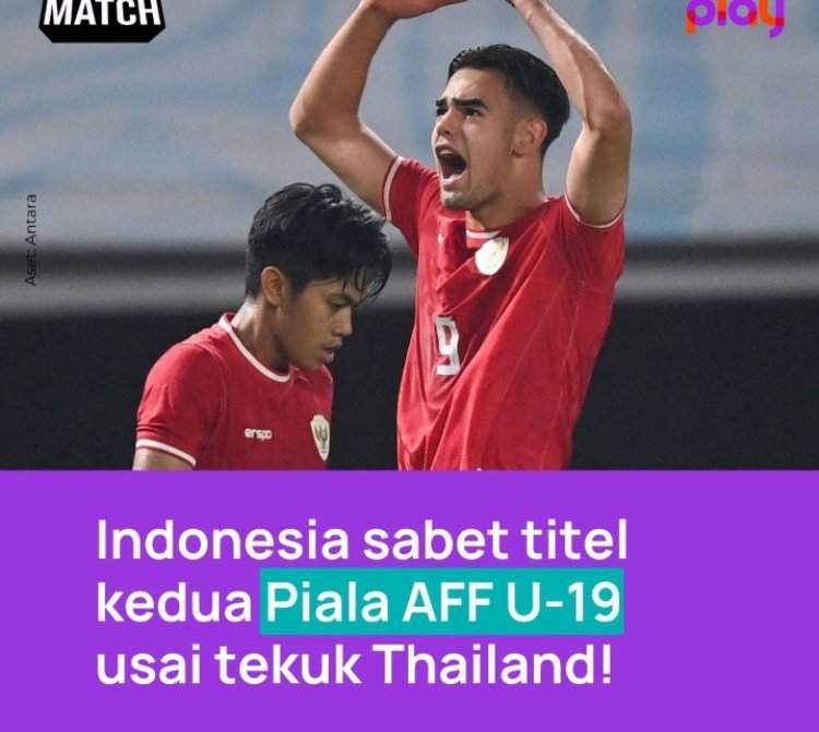 Juara, Gais! Timnas U-19 Indonesia Raih Gelar Kedua di Piala AFF