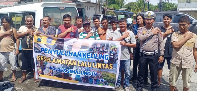 Sat Lantas Polres Simalungun Menggelar Ops Patuh Toba 2024, 941 Kendaraan Ditilang, 5 Orang Meninggal Dunia