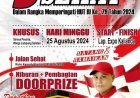 Yuk Ramaikan, Pemkab Lampung Selatan Gelar Jalan Sehat Hadiah Umrah, Minggu 25 Agustus 2024
