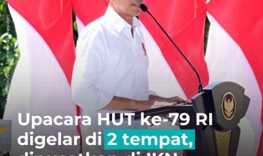 Pemerintah Siapkan Dua Lokasi Upacara Detik-Detik Kemerdekaan RI Tahun Ini