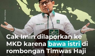 Wakil Ketua DPR RI Muhaimin Iskandar Dilaporkan ke MKD