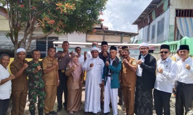 Kapolsek Tanah Jawa Hadiri Peletakan Batu Pertama Kantor MUI Tanah Jawa