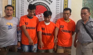 Polsek Tanah Jawa Resor Simalungun Berhasil Tangkap Tiga Tersangka Penyalahgunaan Narkoba di Afdeling IV Kebun Marihat