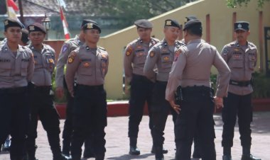 Personel Polres Simalungun Laksanakan Latihan DALMAS untuk Persiapan Pengamanan Pilkada 2024