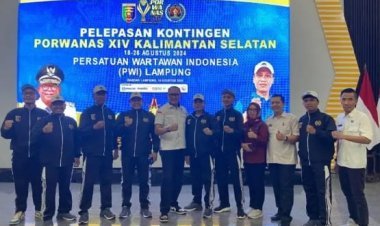 Kadis Kominfo Lampung Selatan Dukung Atlet PWI Dalam Ajang Powarnas XIV