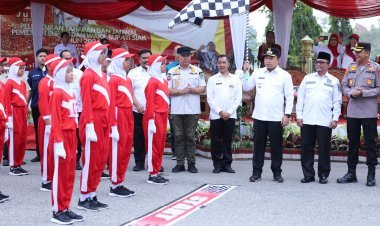 Wabup Husni: Gerak Jalan Tumbuhkan Semangat Nasionalisme di Kalangan Pelajar