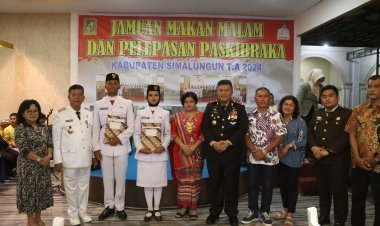 Kapolres Simalungun Hadiri Jamuan Makan Malam dan Pelepasan Paskibraka: Dorong Generasi Muda Jauhi Kenakalan Remaja dan Persiapkan Masa Depan Bangsa