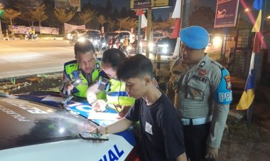 Penertiban Knalpot Brong, Polresta Barelang dan Polsek Amankan 191 Motor