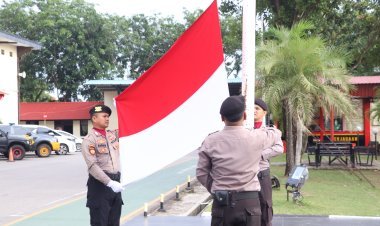 Polresta Barelang Gelar Upacara Peringatan Kemerdekaan RI Ke -79 Tahun 2024 Dengan Penuh Khidmat