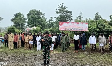 Habema Task Forces Held Ceromony In Mumugu Village To Commemorate The Independence Day Of The Republic Of Indonesia