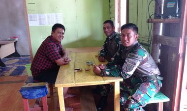 Satgas Yonzipur 5/ABW Tingkatkan Hubungan Harmonis Dengan Warga Binaan