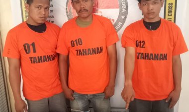 Polres Simalungun Amankan Tiga Tersangka Kasus Narkoba di TPU Muslim, Bandar Masilam