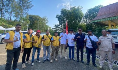 Lakuntara dan Sekjend BPC Dampingi Amsakar dan Li Claudia Mendaftar ke KPU Kota Batam