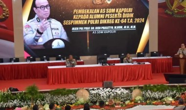 Penutupan Pendidikan Sespimti Dikreg ke-33 Dan Sespimmen Dikreg ke-64 Tahun Anggaran 2024: Peserta Didik Harus Berpikir untuk Indonesia