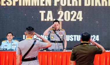 Kapolri Listyo Sigit Prabowo Tutup Pendidikan Sespimti dan Sespimmen Polri Tahun 2024
